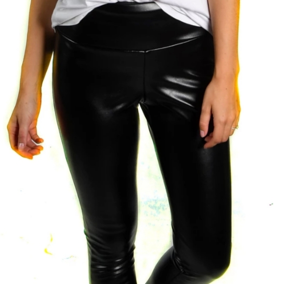 Hawthorne Pants - Faux Leather Leggings